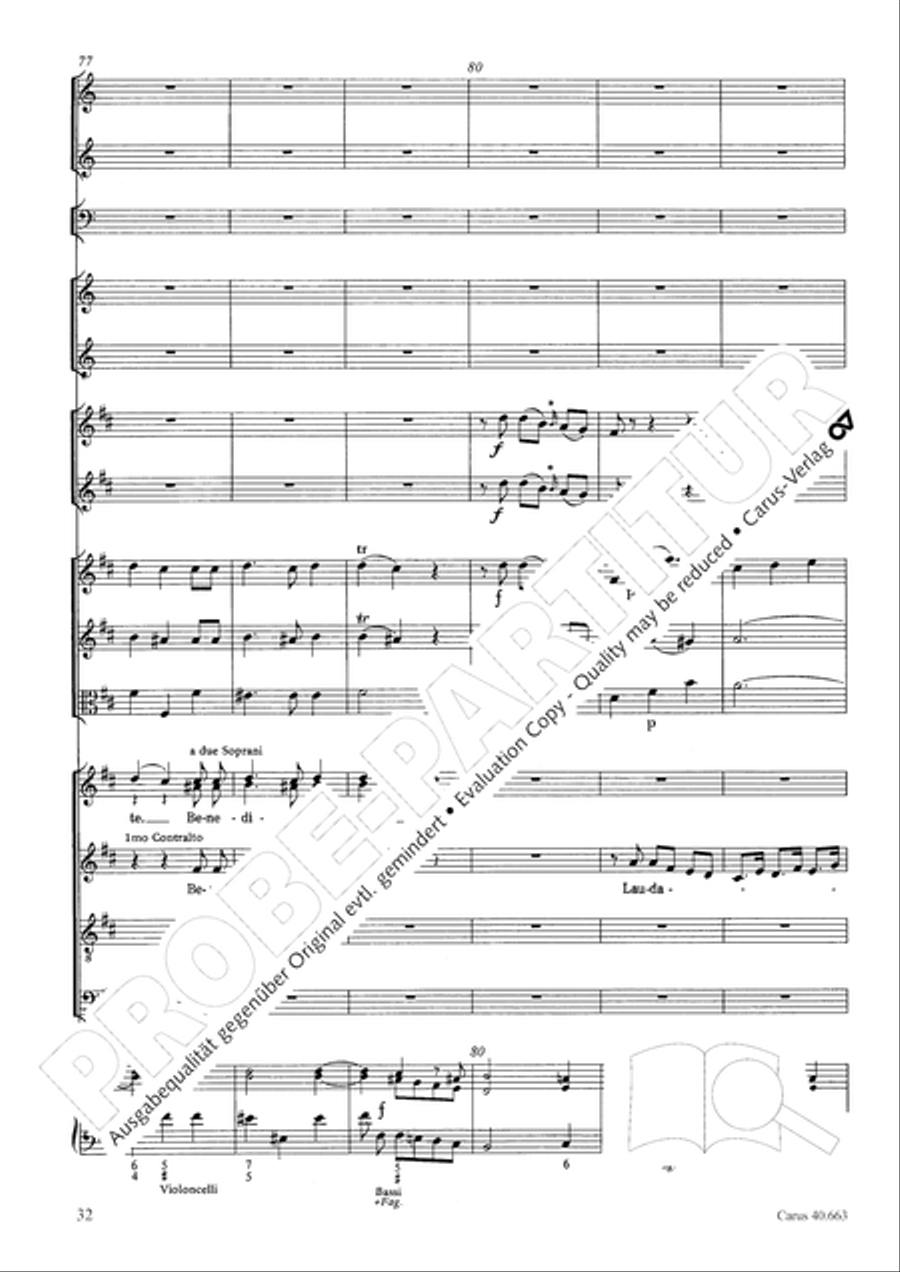 Mass in D minor (Missa in d) ATB scores gallery preview page 48