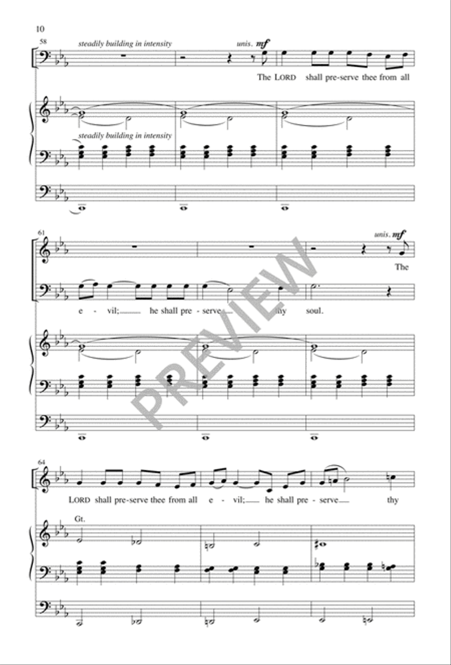 My Help Cometh from the Lord 4-Part scores gallery preview page 11