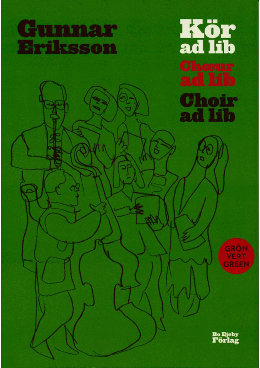 Kör ad lib. Grön Choir scores gallery preview page 1