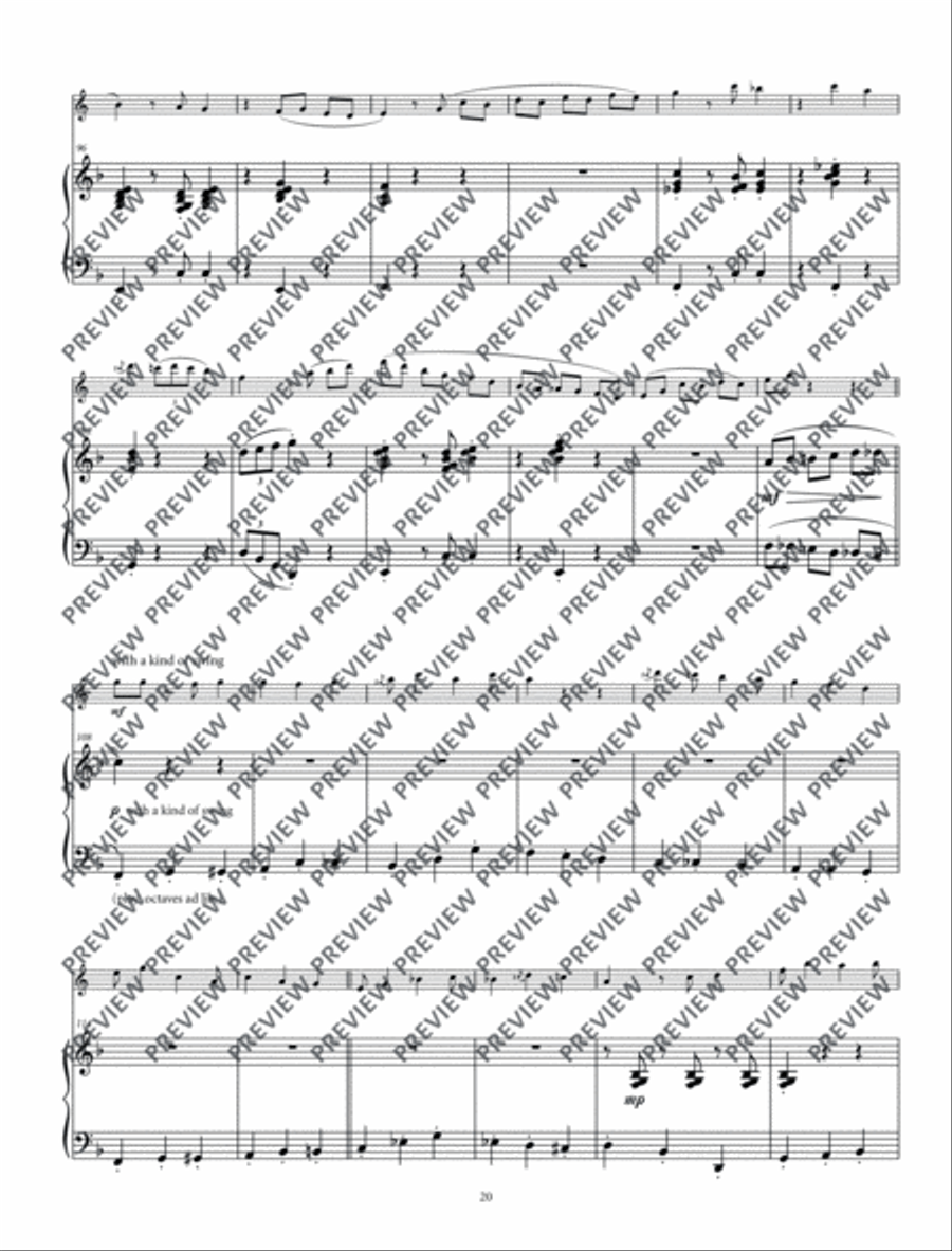 Concerto for Clarinets Clarinet Solo scores gallery preview page 21