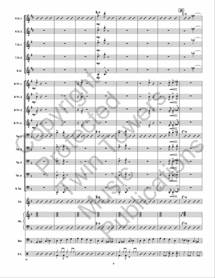 Impressionlike Jazz Ensemble scores gallery preview page 10