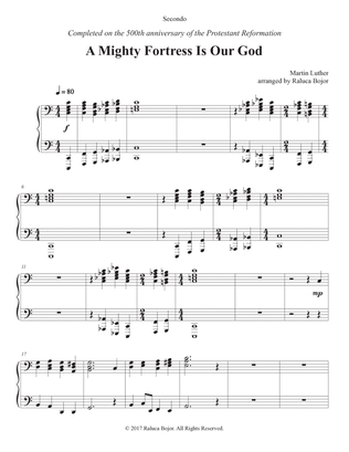 Book cover for A Mighty Fortress Is Our God (Piano Duet)