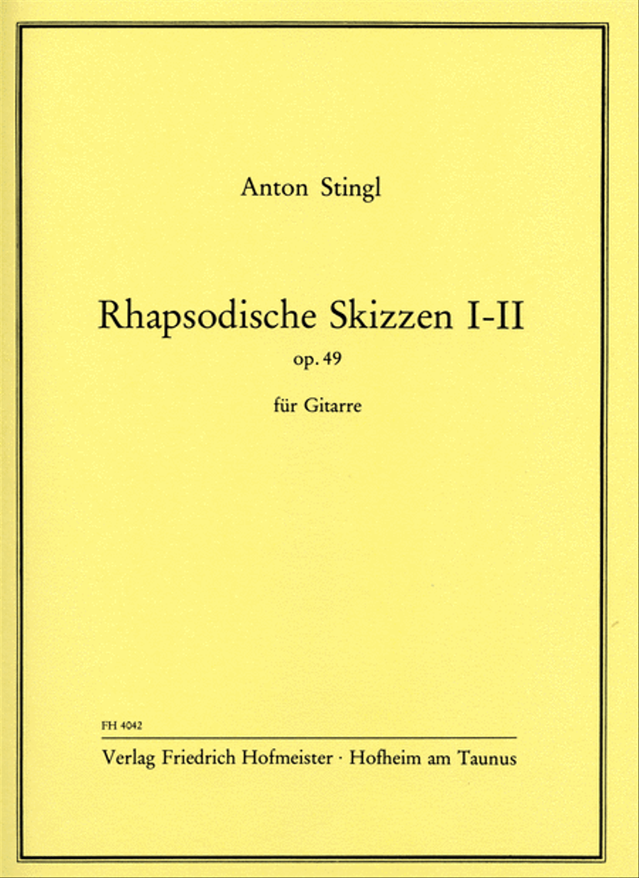 Rhapsodische Skizzen, op. 49