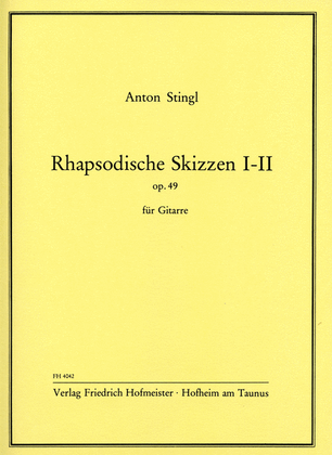 Rhapsodische Skizzen I - II , op. 49