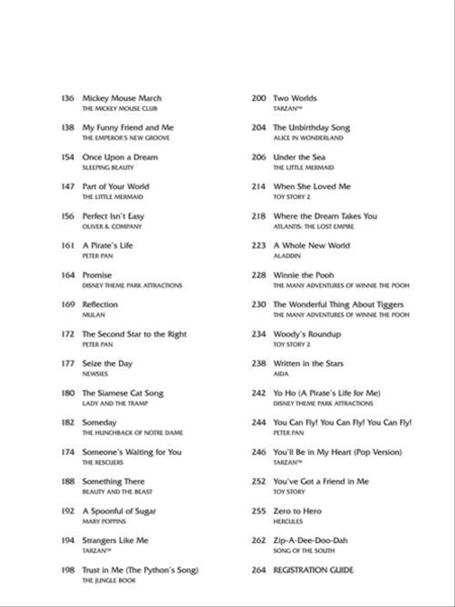 Disney Favorites Voice scores gallery preview page 4