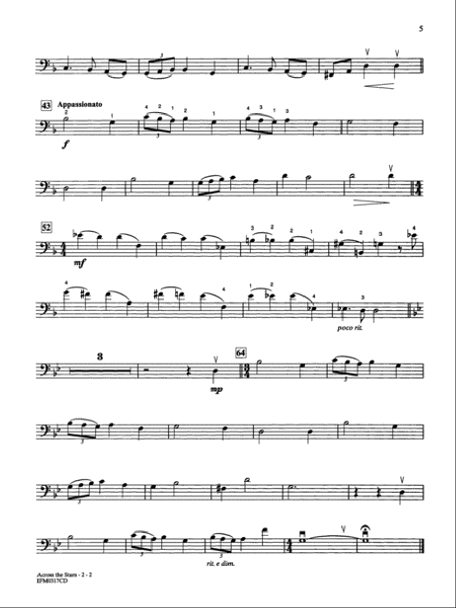 Movie Instrumental Solos for Strings - Cello (Book and CD) String Orchestra scores gallery preview page 6