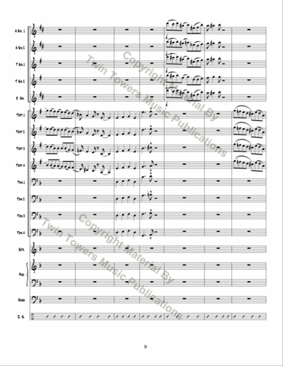 Nerve Damage Nerve Damage Jazz Ensemble scores gallery preview page 16