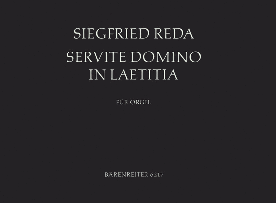 Servite domino in laetitia (1961) Organ scores gallery preview page 1