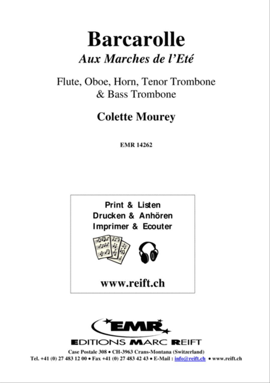 Barcarolle Flute scores gallery preview page 2