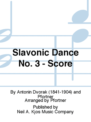 Book cover for Slavonic Dance No. 3 - Score