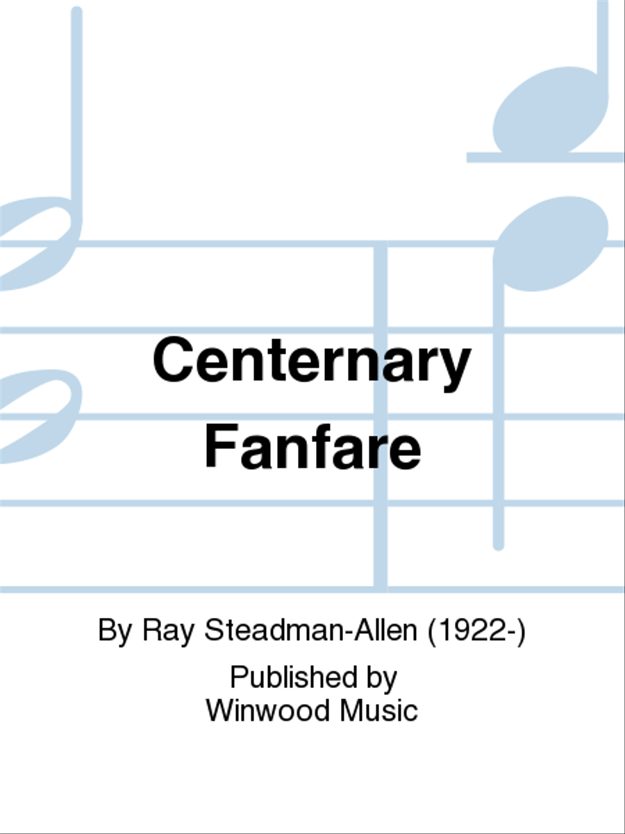 Centenary Fanfare Brass Band scores gallery preview page 1
