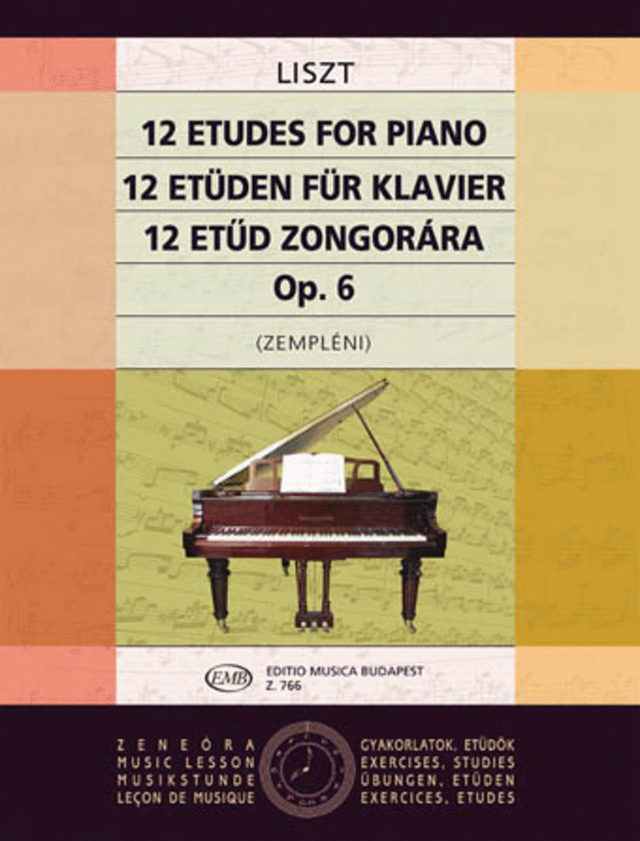 Twelve Etudes Op. 6 Piano Method scores gallery preview page 1
