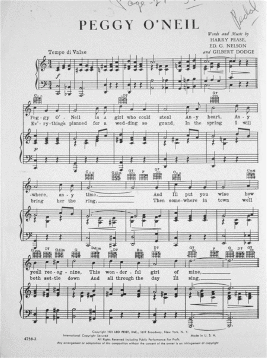 Peggy O'Neil Voice scores gallery preview page 2