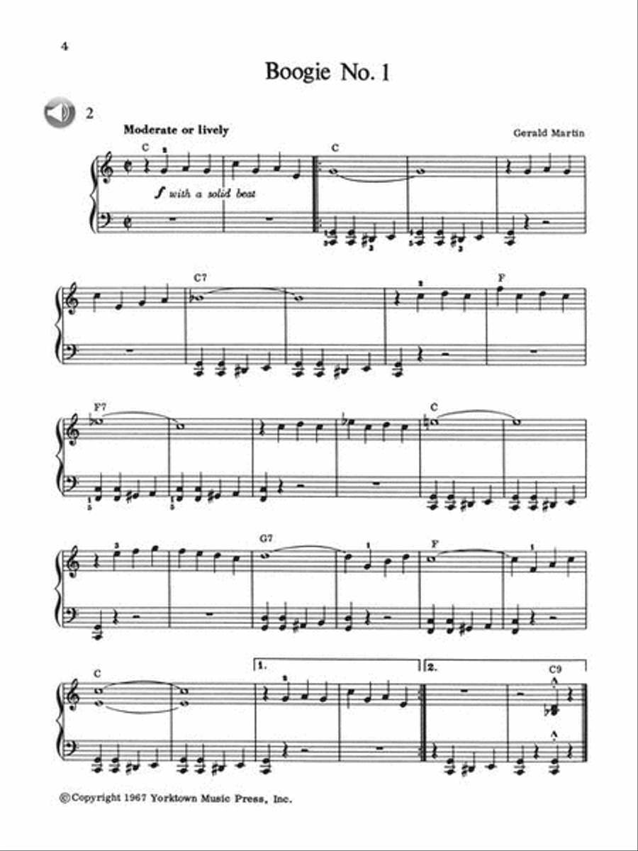 The Joy of Boogie and Blues (with Audio) Piano Solo scores gallery preview page 7