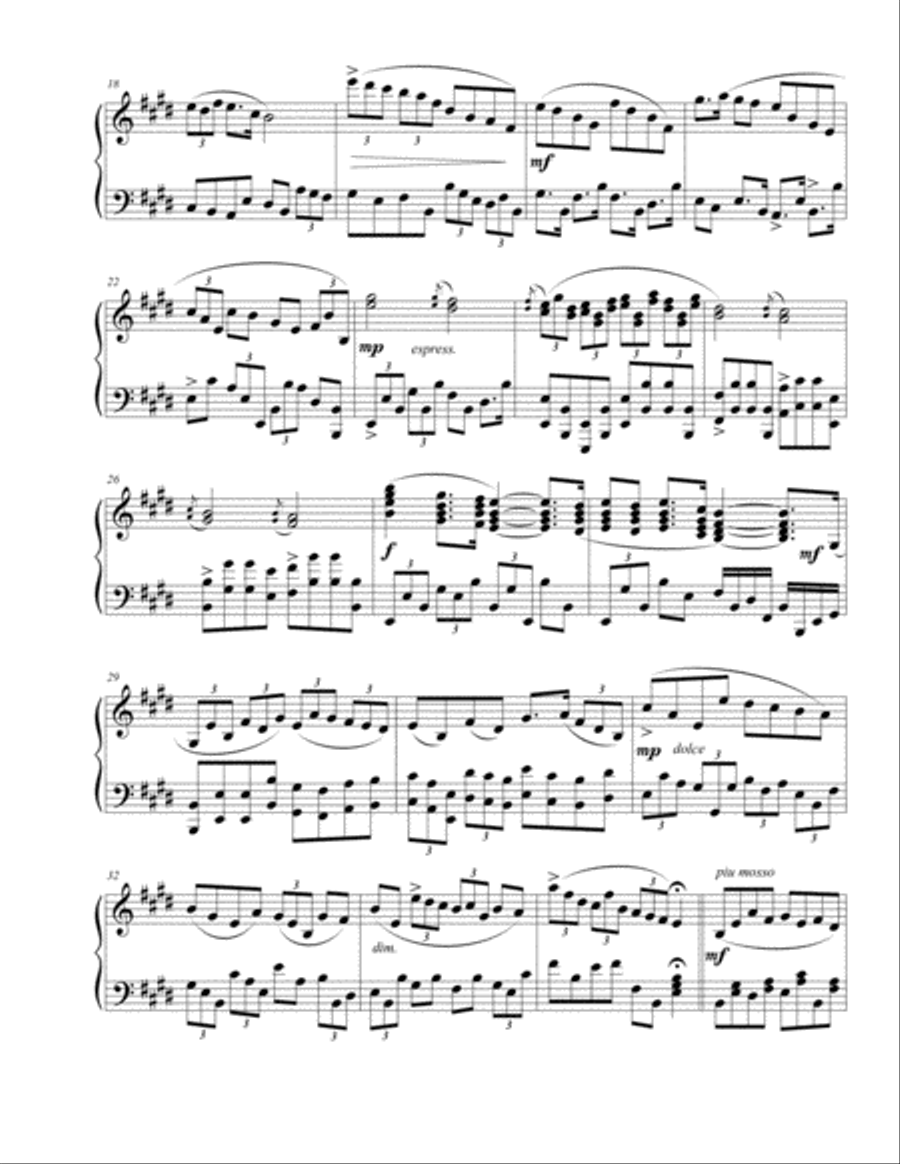 Countryside Piano Solo scores gallery preview page 2