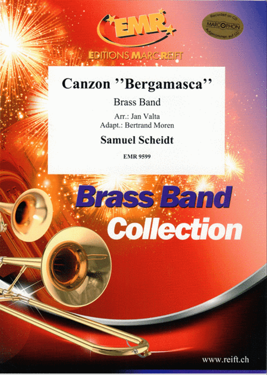 Canzon Bergamasca Brass Band scores gallery preview page 1