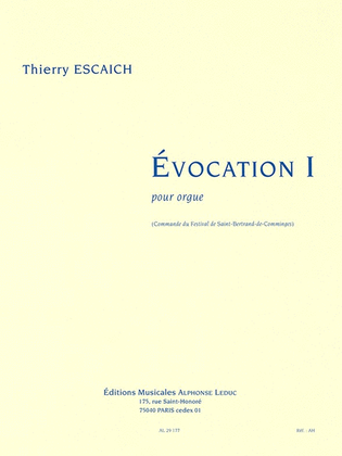 Evocation I (organ)