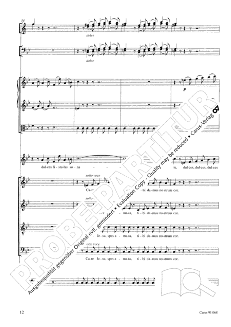 Pastorali jam concentu Pastorali jam concentu 4-Part scores gallery preview page 13