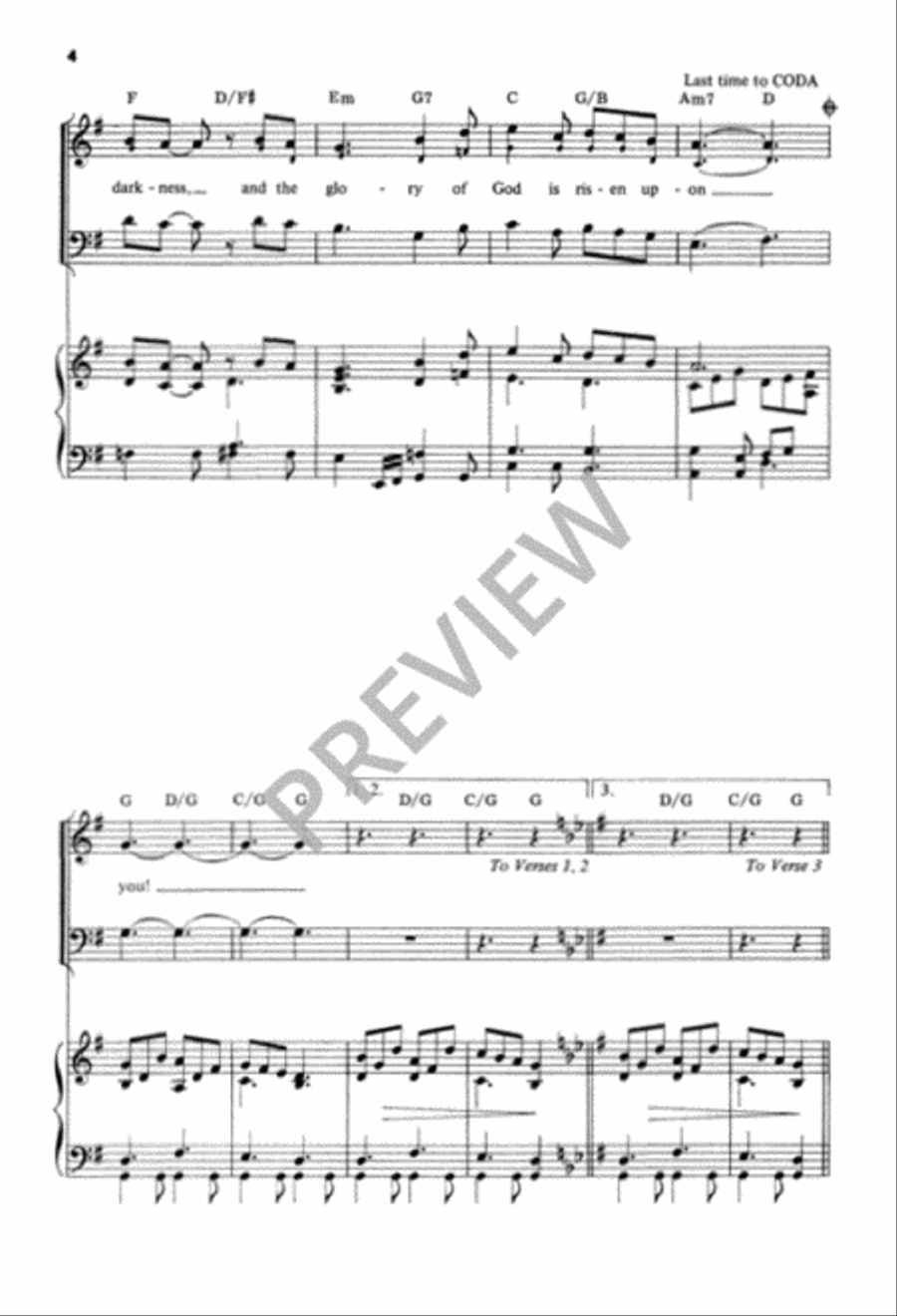 Arise, Shine! 3-Part scores gallery preview page 5