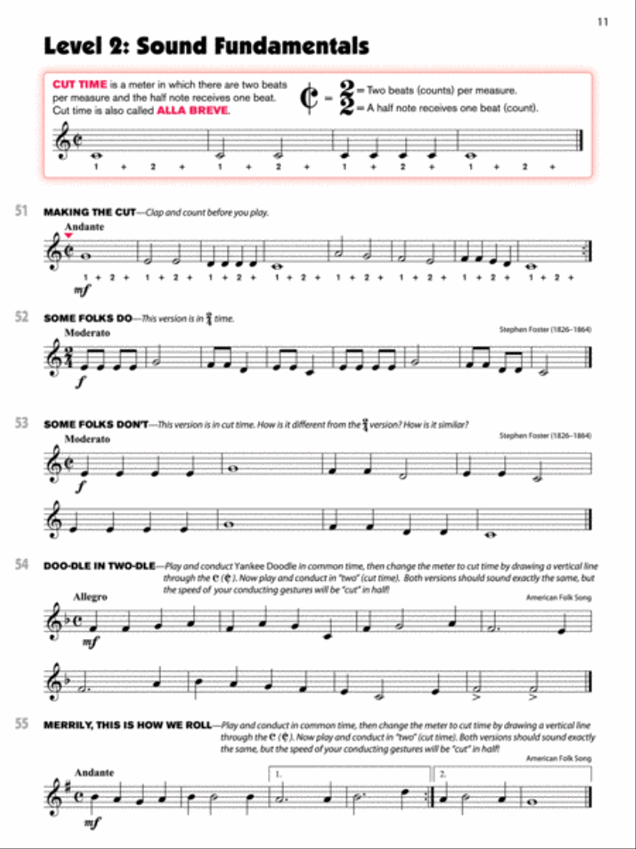 Sound Innovations for Concert Band Concert Band Methods scores gallery preview page 3