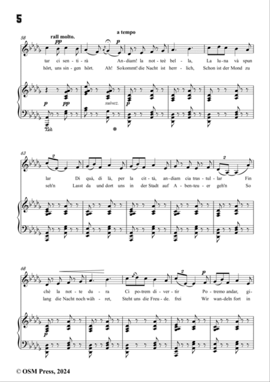 Paladilhe-Mandolinata( Souvenir de Rome),in D flat Major Voice scores gallery preview page 6