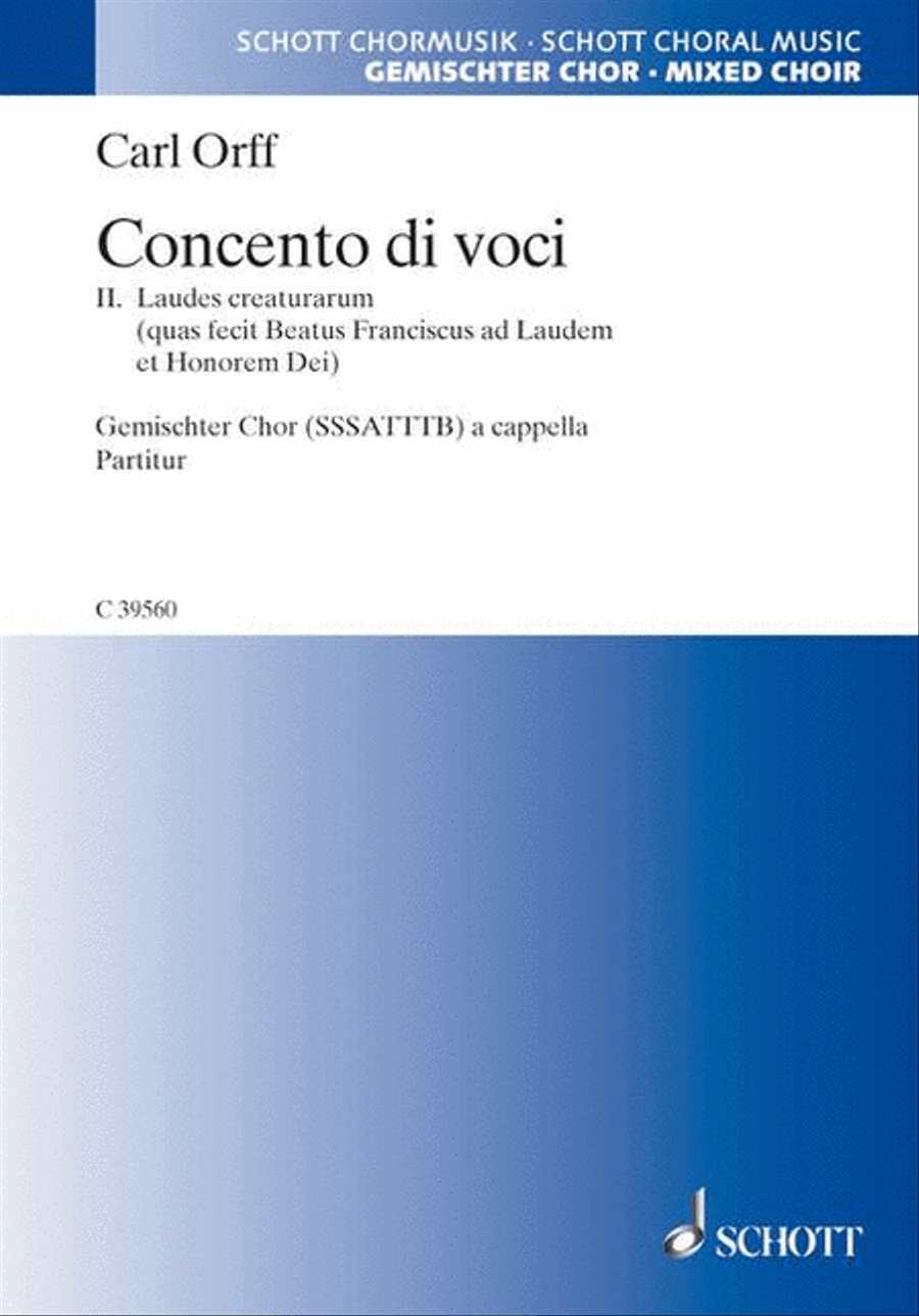 Concento di voci 4-Part scores gallery preview page 1