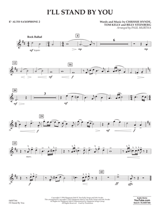 I'll Stand By You (arr. Paul Murtha) - Eb Alto Saxophone 2