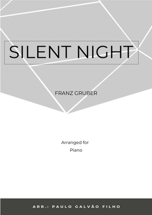 Book cover for SILENT NIGHT - PIANO (EASY)