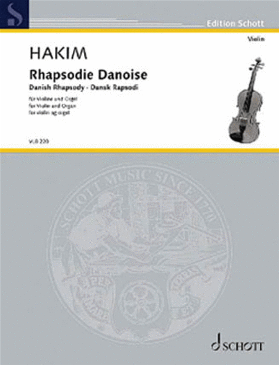 Danish Rhapsody Violin Solo scores gallery preview page 1