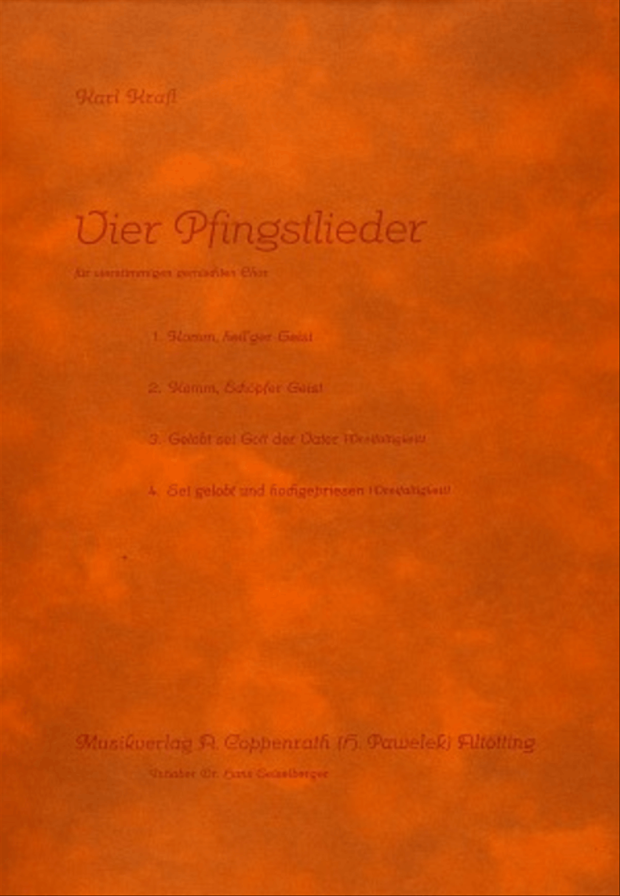 Kraft, 4 Lieder Score scores gallery preview page 1