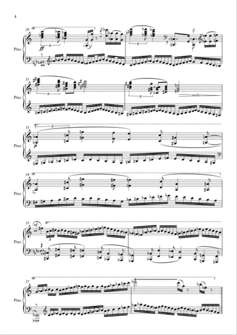 Etude Pastorale for Piano Piano Method scores gallery preview page 4
