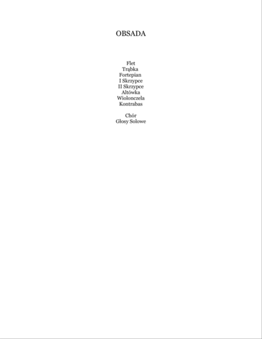 Chrystus (Oratorium na Wielki Post) Chamber Orchestra scores gallery preview page 3