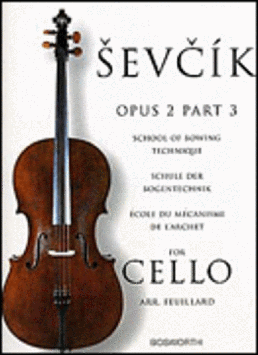 Sevcik for Cello – Opus 2, Part 3 Cello scores gallery preview page 1