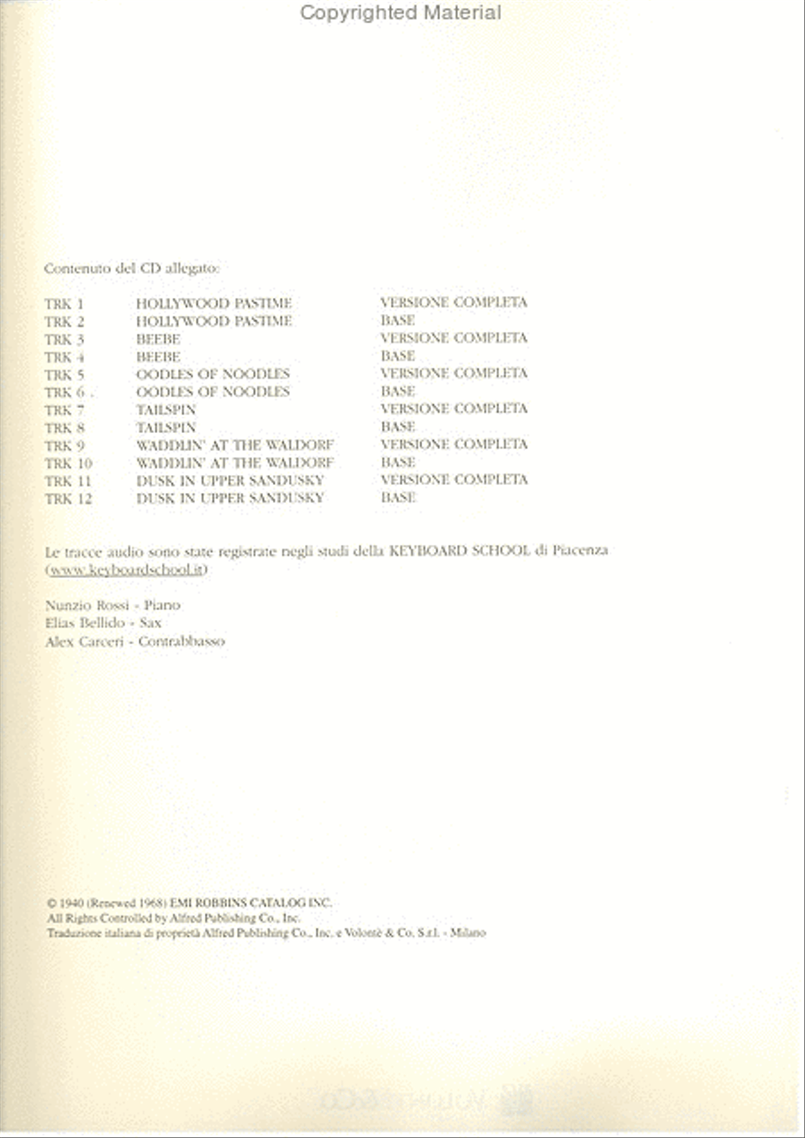 Metodo Per Sassafono Saxophone scores gallery preview page 3