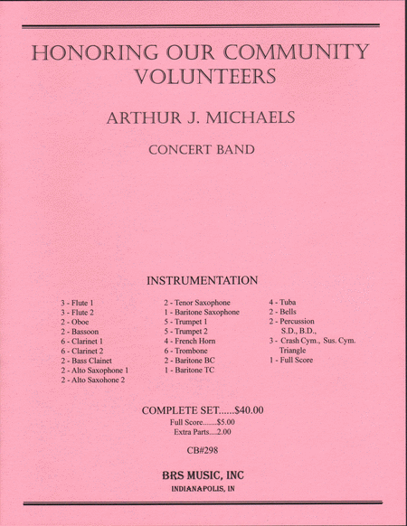 Arthur J. Michaels : Honoring Our Community Volunteers