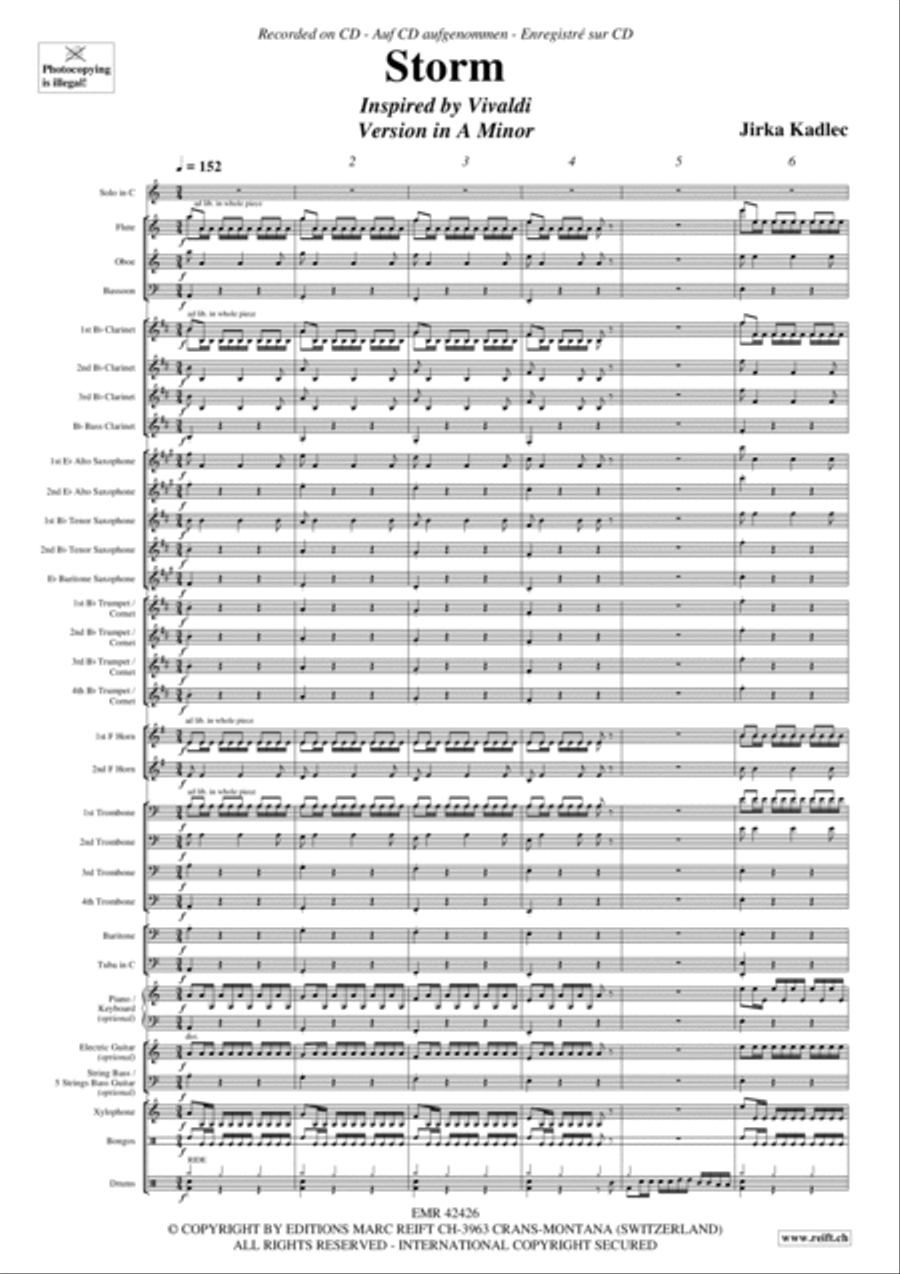 Storm Storm Concert Band scores gallery preview page 3