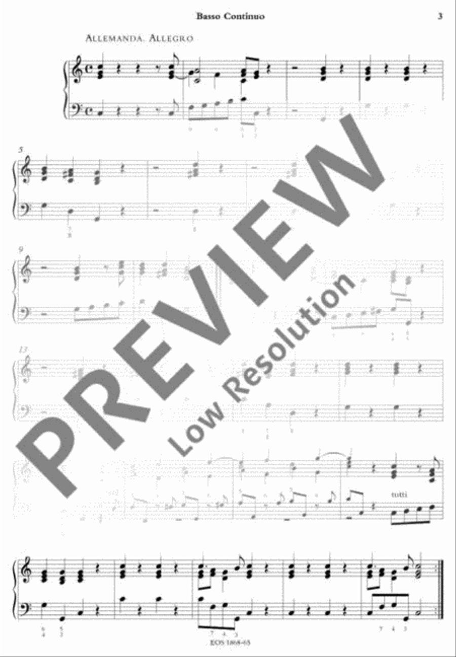 Concerto Grosso Concerto Grosso Basso Continuo scores gallery preview page 3