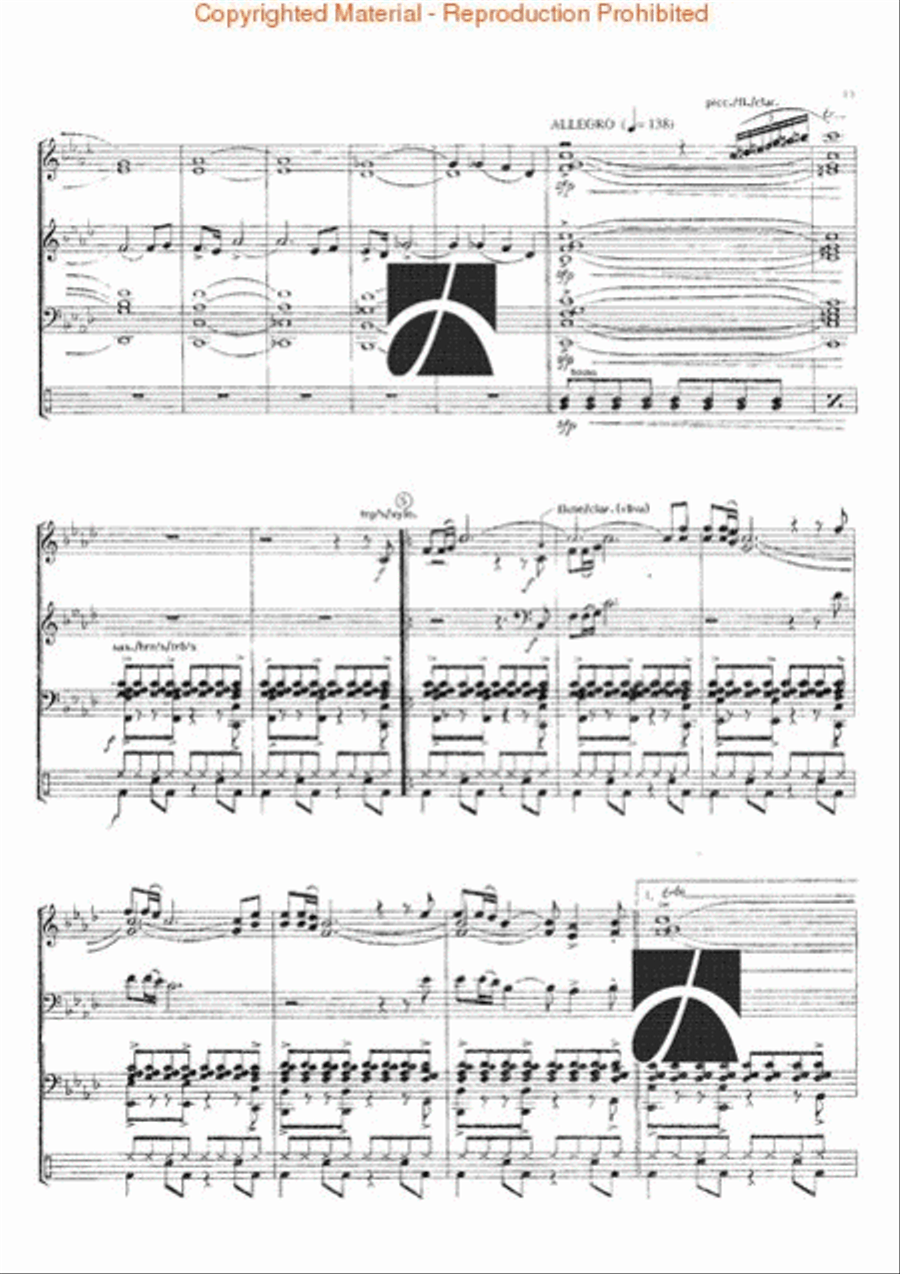Oregon Concert Band scores gallery preview page 16