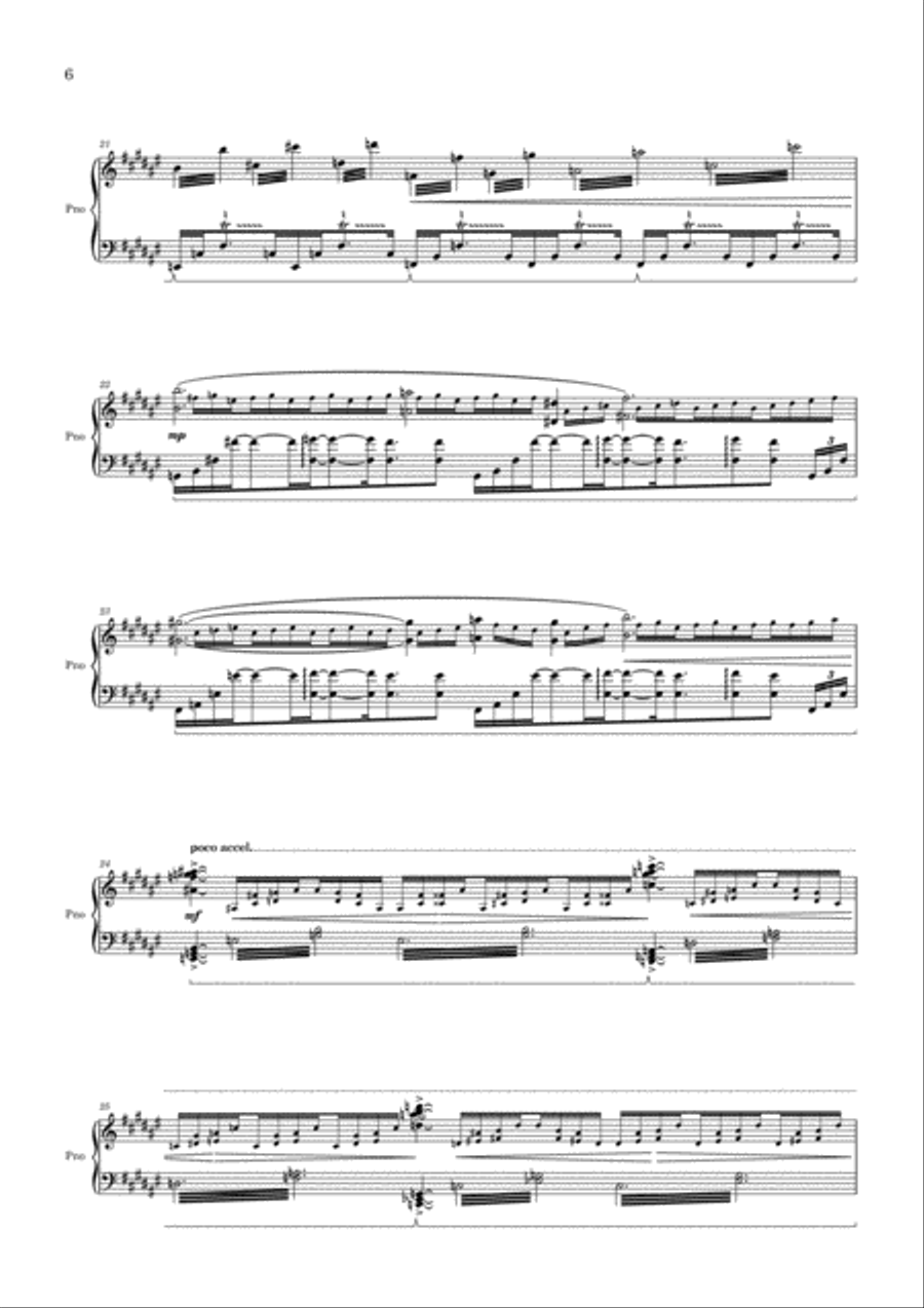 Scenes from Literature: The Infernal Whirlwind Piano Solo scores gallery preview page 6