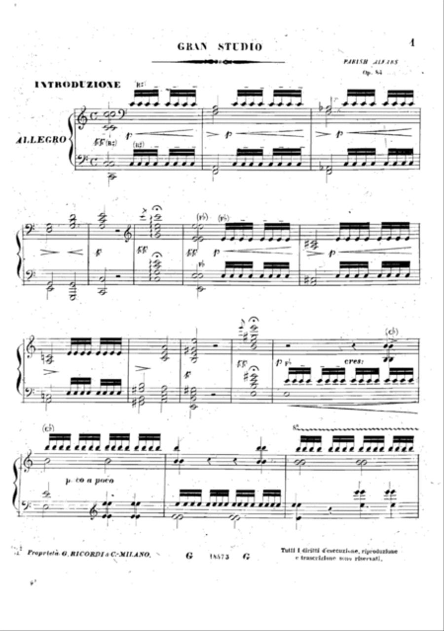Ricordi di Napoli No. 2 Il Mandolino, op. 84 Harp scores gallery preview page 7