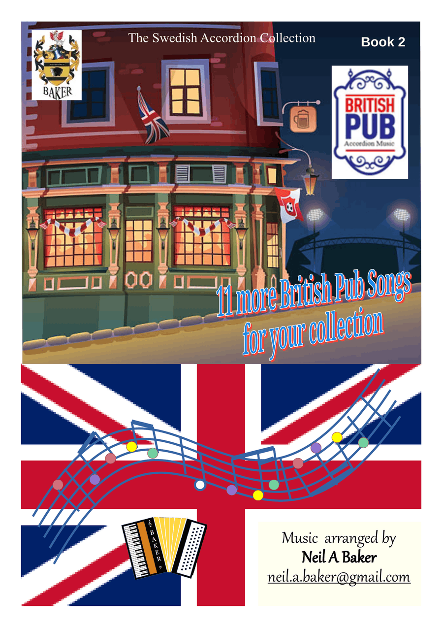 British Pub Accordion Music Book 2 Accordion scores gallery preview page 1