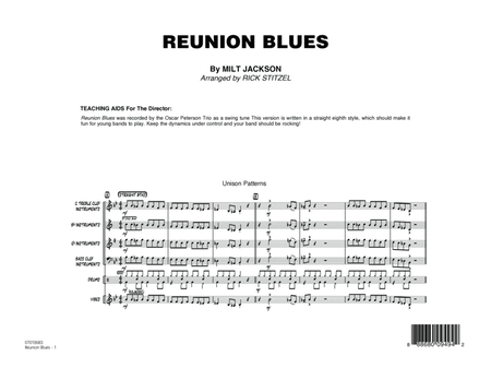 Reunion Blues - Conductor Score (Full Score) image number null