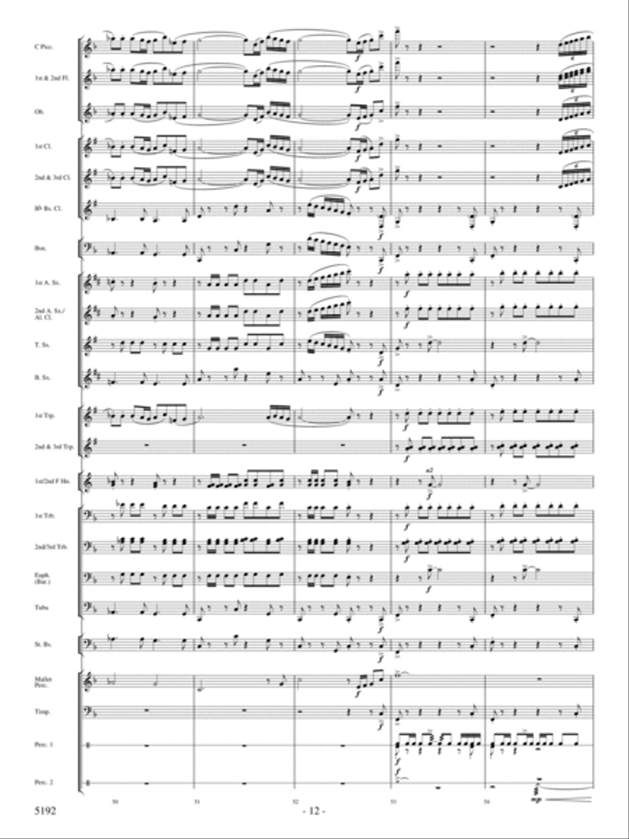 Main Street Celebration Concert Band scores gallery preview page 11