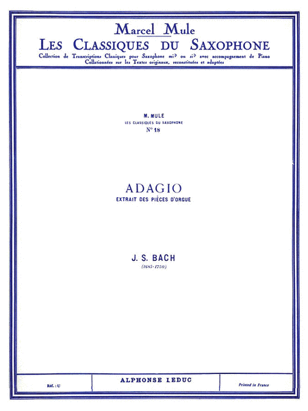 Adagio - Classiques No. 18