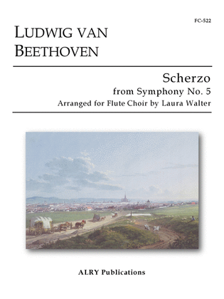Book cover for Scherzo from Symphony No. 5 for Flute Choir