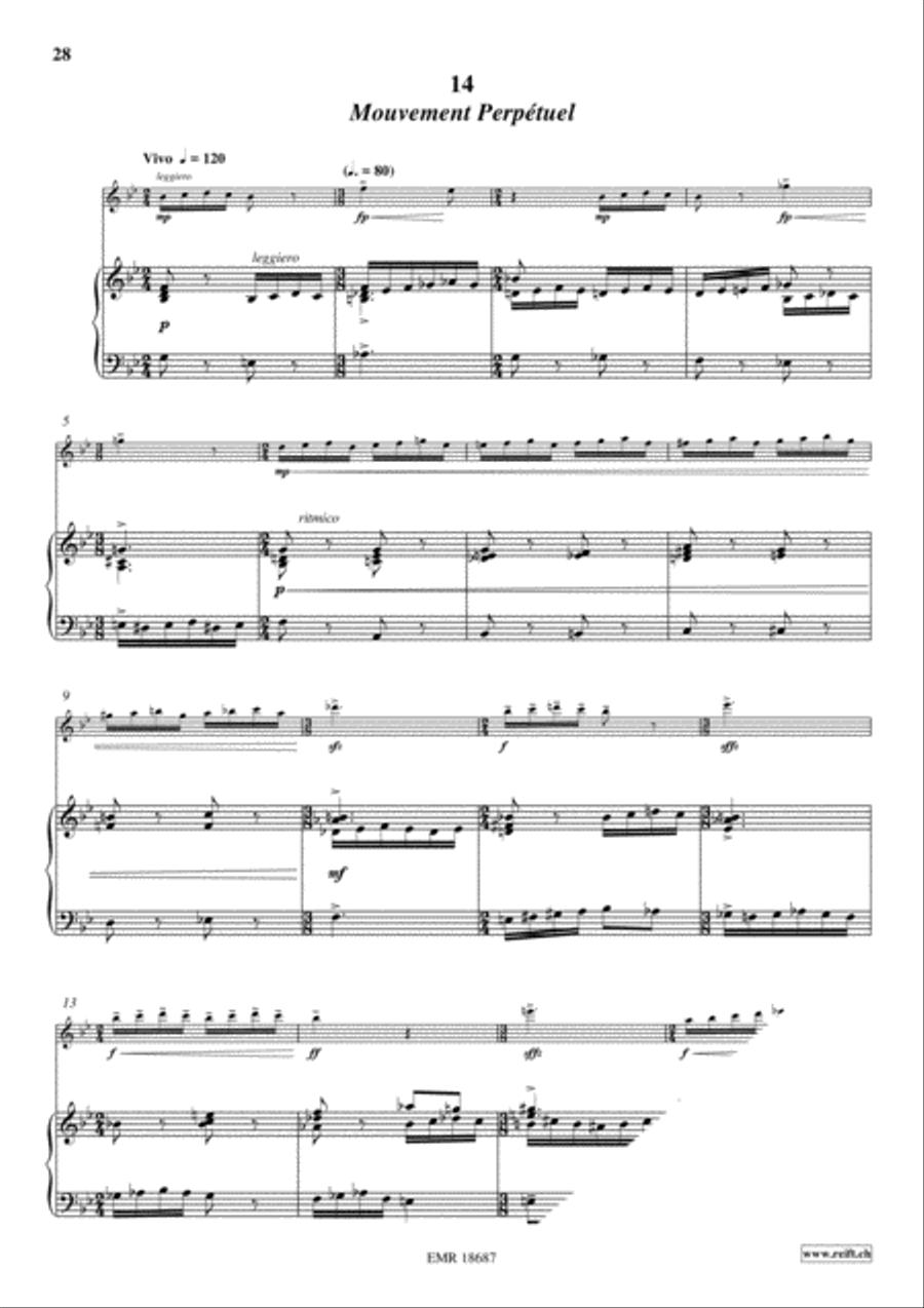 Au Fil Du Temps Flute scores gallery preview page 17