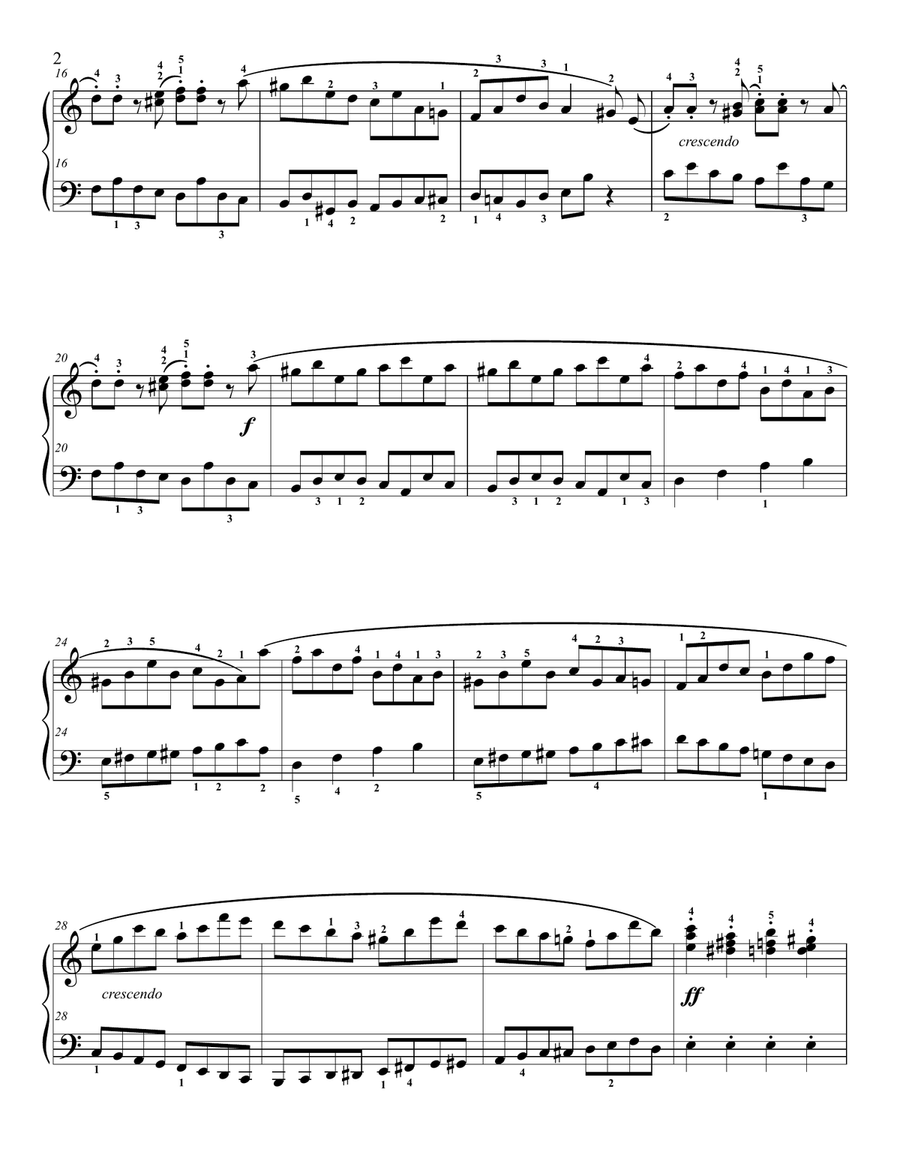Moszkowski Inquietude Op.77, No.4 Piano Method scores gallery preview page 2