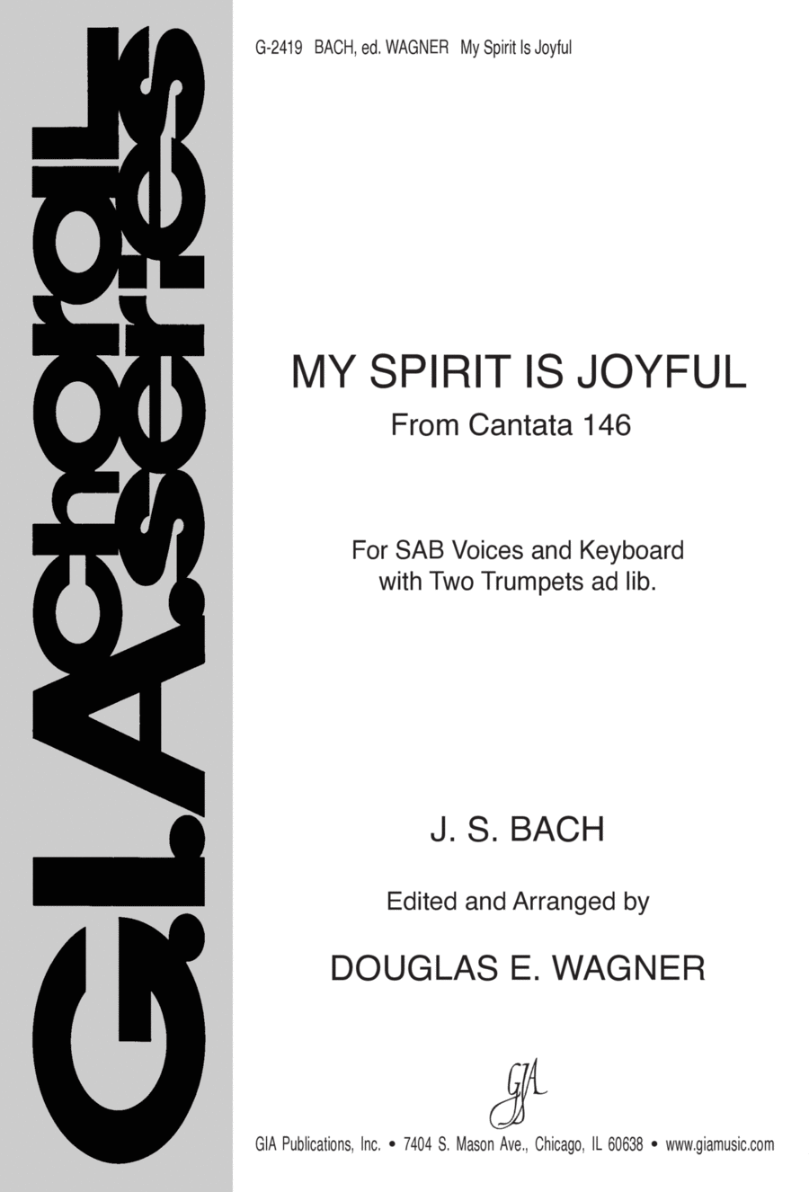 My Spirit Is Joyful My Spirit Is Joyful 3-Part scores gallery preview page 1