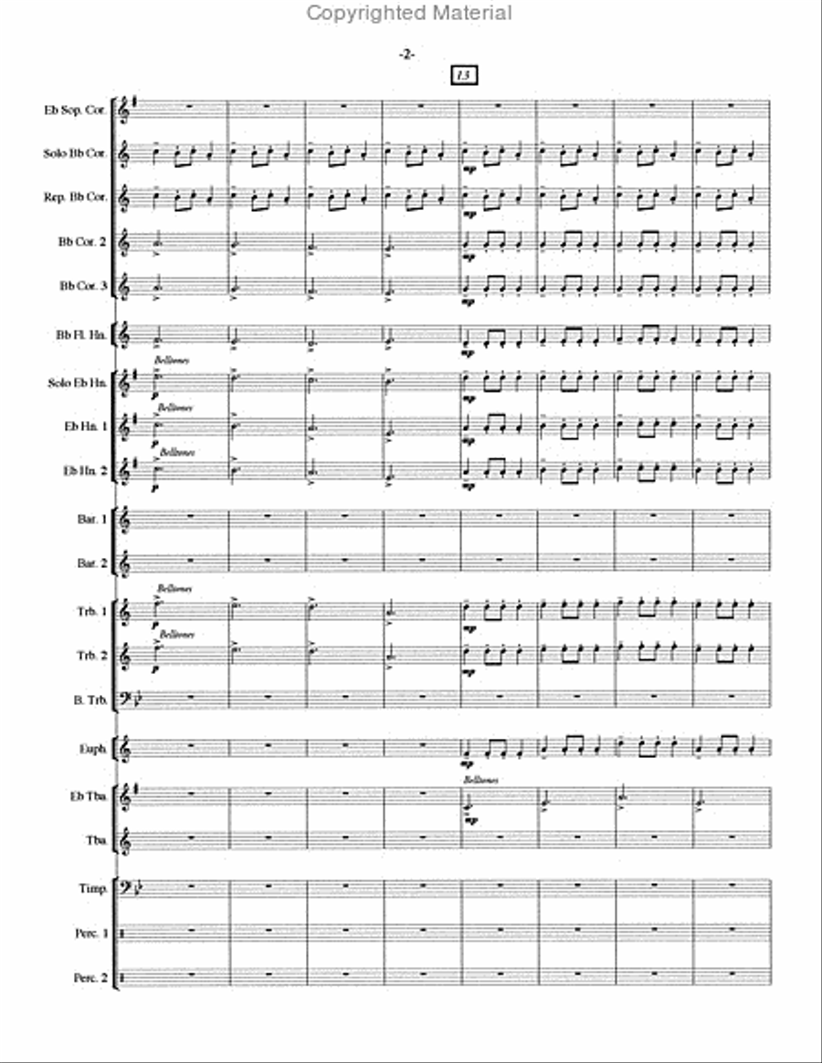 Carol of the Bells Brass Ensemble scores gallery preview page 3