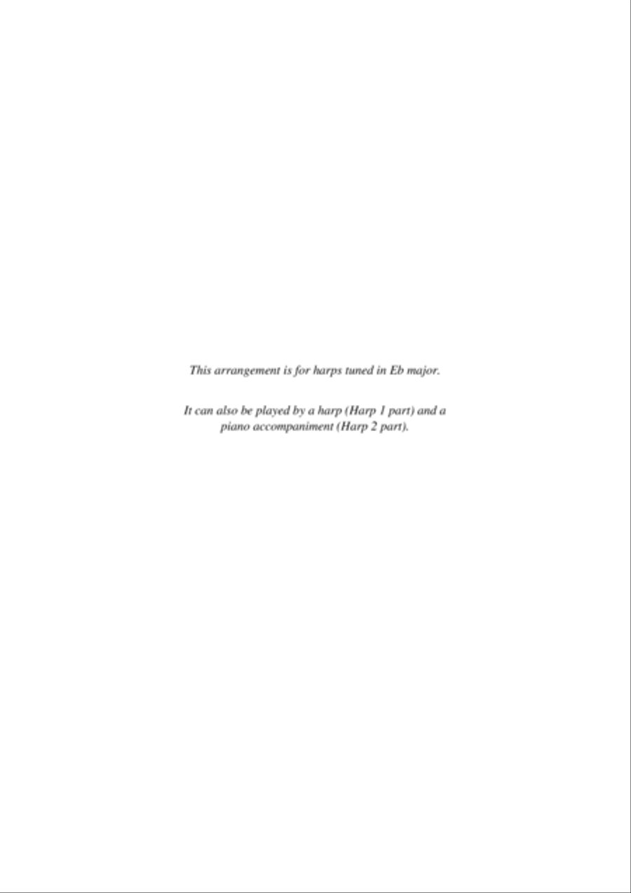 Just The Way You Are Harp scores gallery preview page 2